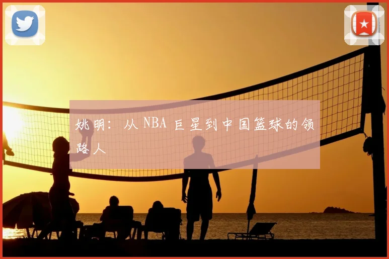 姚明:从 NBA 巨星到中国篮球的领路人